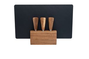 Slate Cheese Board with 3 x Cheese Tools